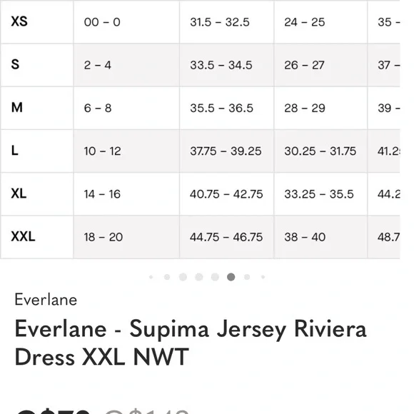 Everlane Supima Jersey Black NWT 18 20 XXL - Picture 7 of 7